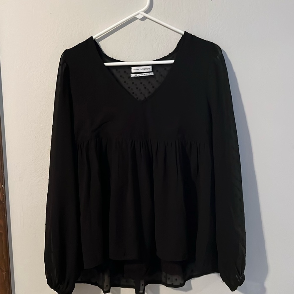 Urban Outfitters Peek-a-boo Sleeve Blouse
